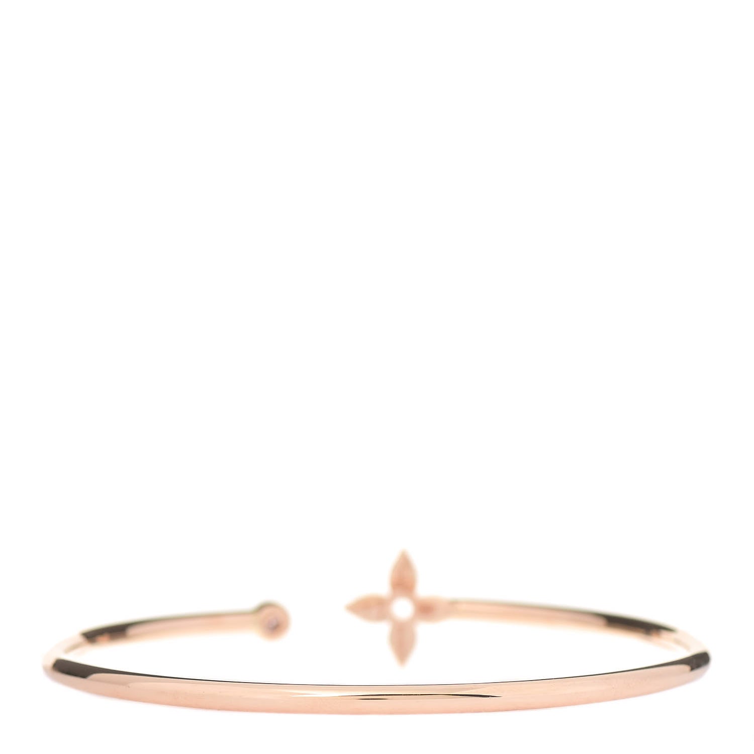Louis Vuitton 18K Pink Gold Diamond Idylle Blossom Twist Bracelet 2 of 4