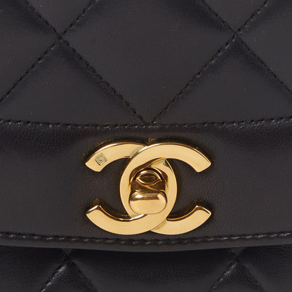 Chanel Lambskin Quilted Medium Single Flap Black 7 of 9