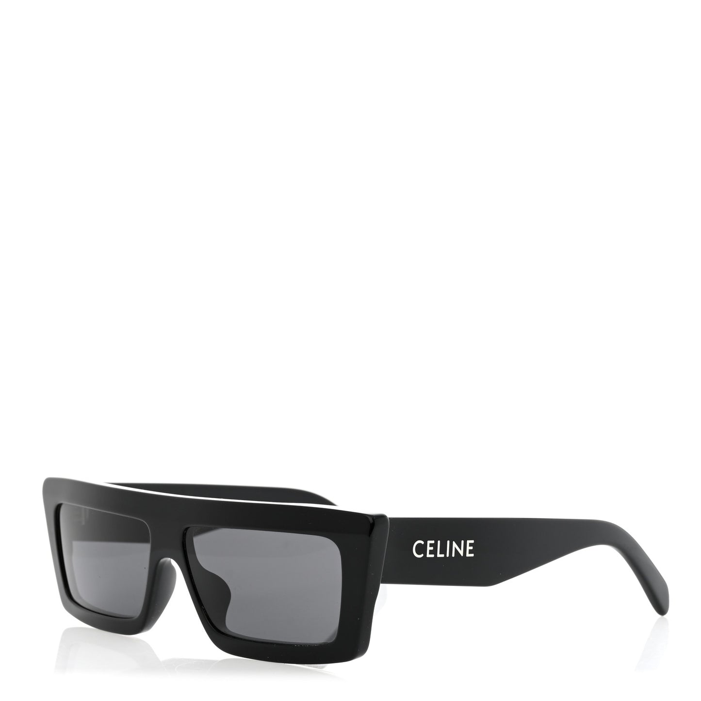 Acetate Monochroms Square Sunglasses CL40214U Black