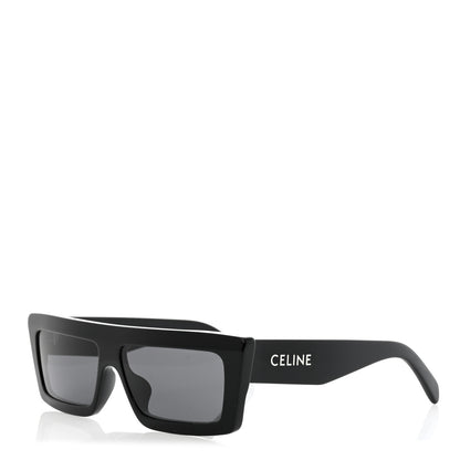 Celine Acetate Monochroms Square Sunglasses CL40214U Black 1 of 7
