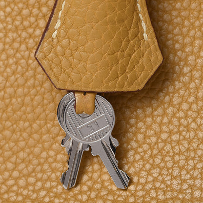 Hermes Taurillon Clemence Birkin 35 Curry 28 of 43