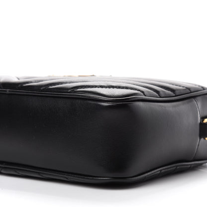 Saint Laurent Calfskin Matelasse Monogram Lou Camera Bag Black 7 of 10