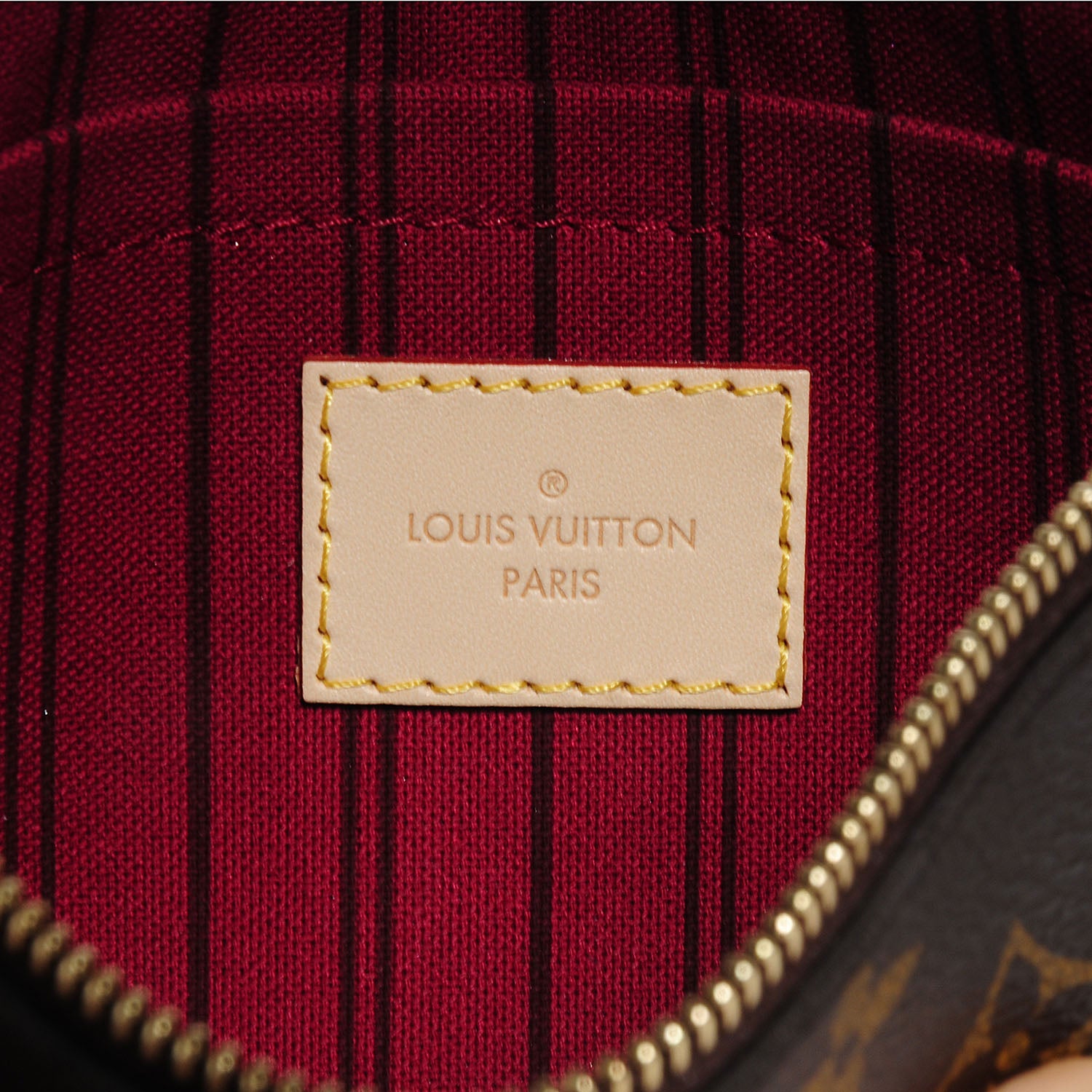 Louis Vuitton Monogram Neverfull MM GM Pochette Fuchsia 6 of 7
