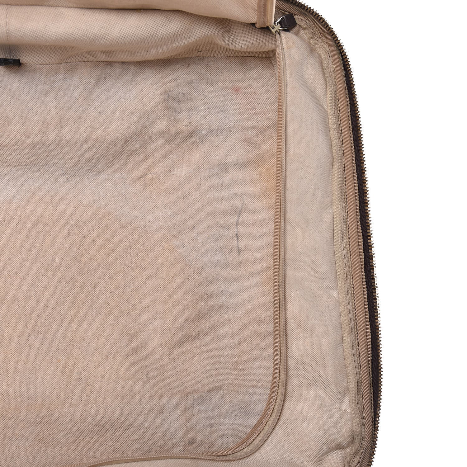Gucci GG Supreme Monogram Four Wheel Carry On Suitcase Dark Brown 15 of 46
