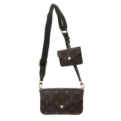 Louis Vuitton Monogram Felicie Strap & Go Kaki 1 of 8