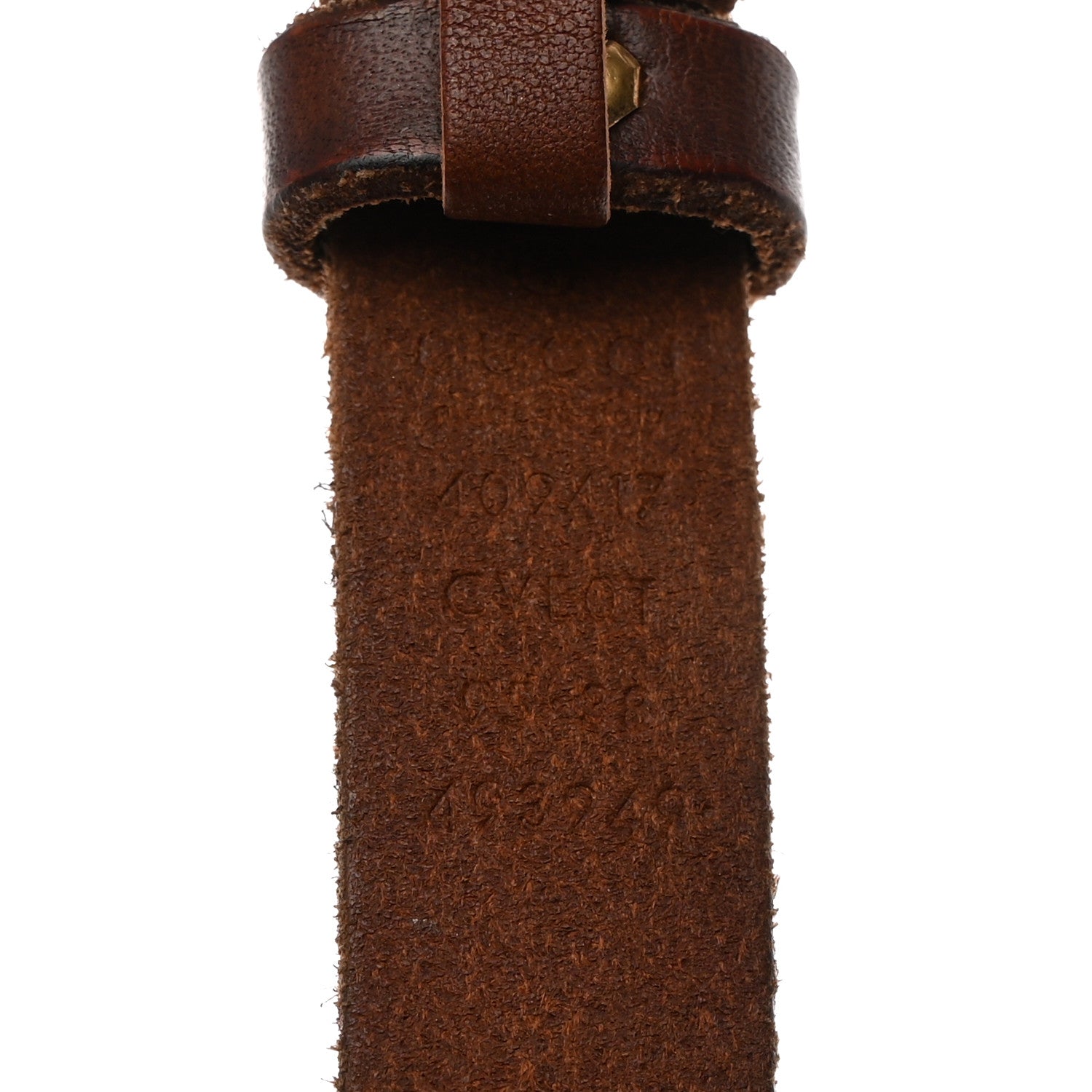 Gucci Faded Calfskin Double G 20mm Belt 95 38 Cuir 3 of 8