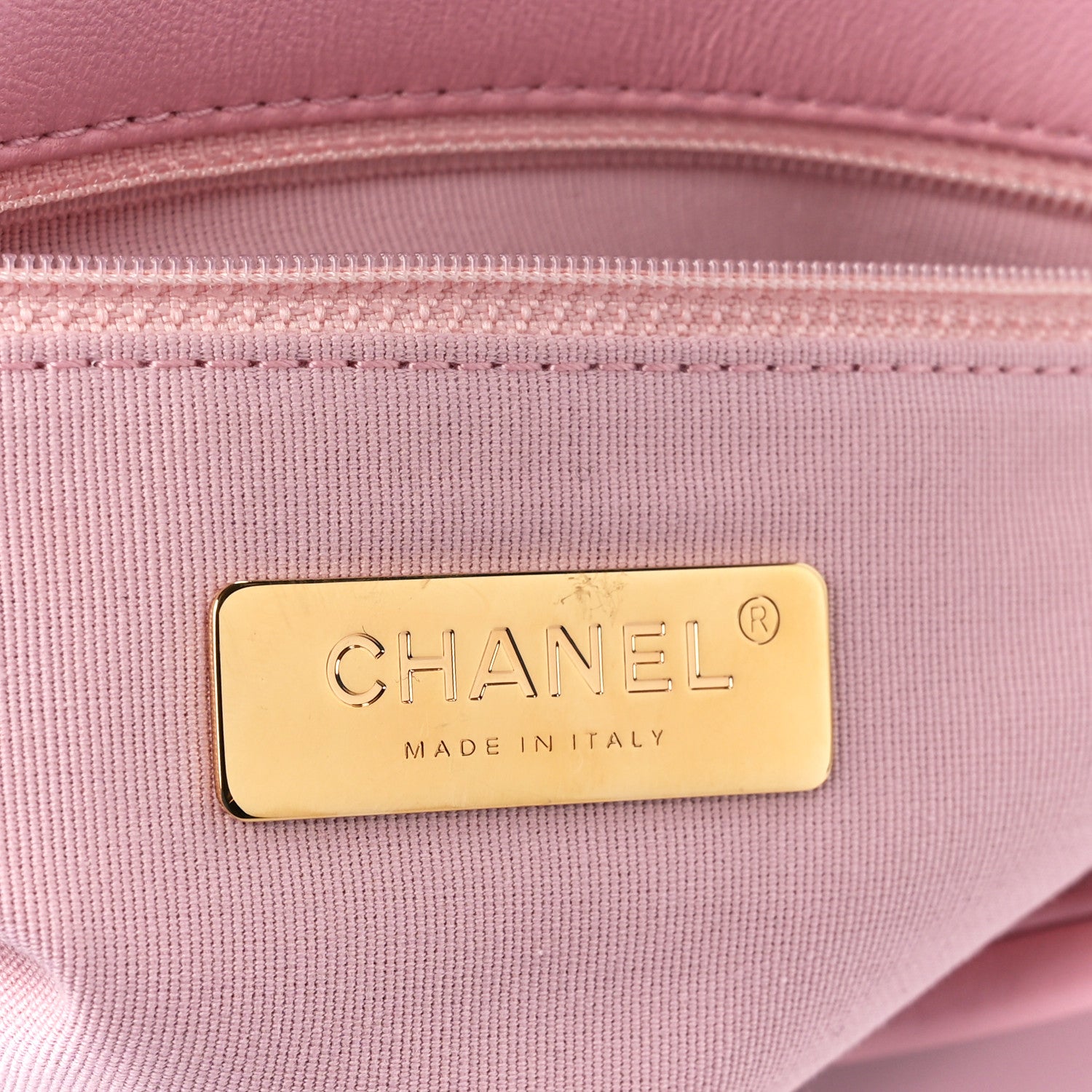Chanel Lambskin Quilted Medium Chanel 19 Flap Pink 7 of 12
