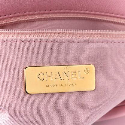 Chanel Lambskin Quilted Medium Chanel 19 Flap Pink 7 of 12