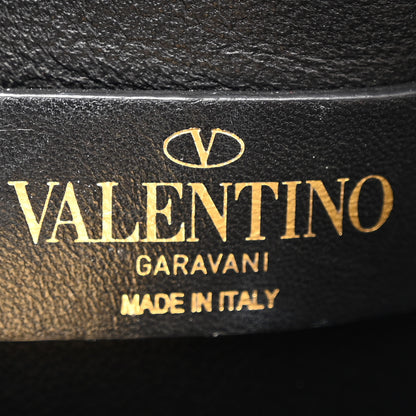 Valentino Garavani Nappa Small Roman Stud The Handle Bag Black 7 of 10
