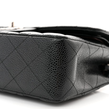 Chanel Caviar Quilted Small Double Flap Black 10 of 11