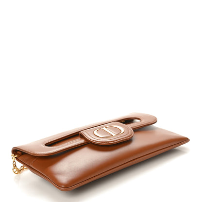 Christian Dior Smooth Calfskin Medium Diordouble Chain Bag Brown 4 of 10