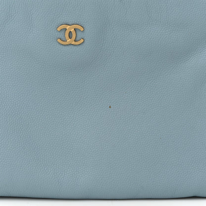 Chanel Caviar Quilted Medium Chanel 25 Handbag Blue 12 of 12