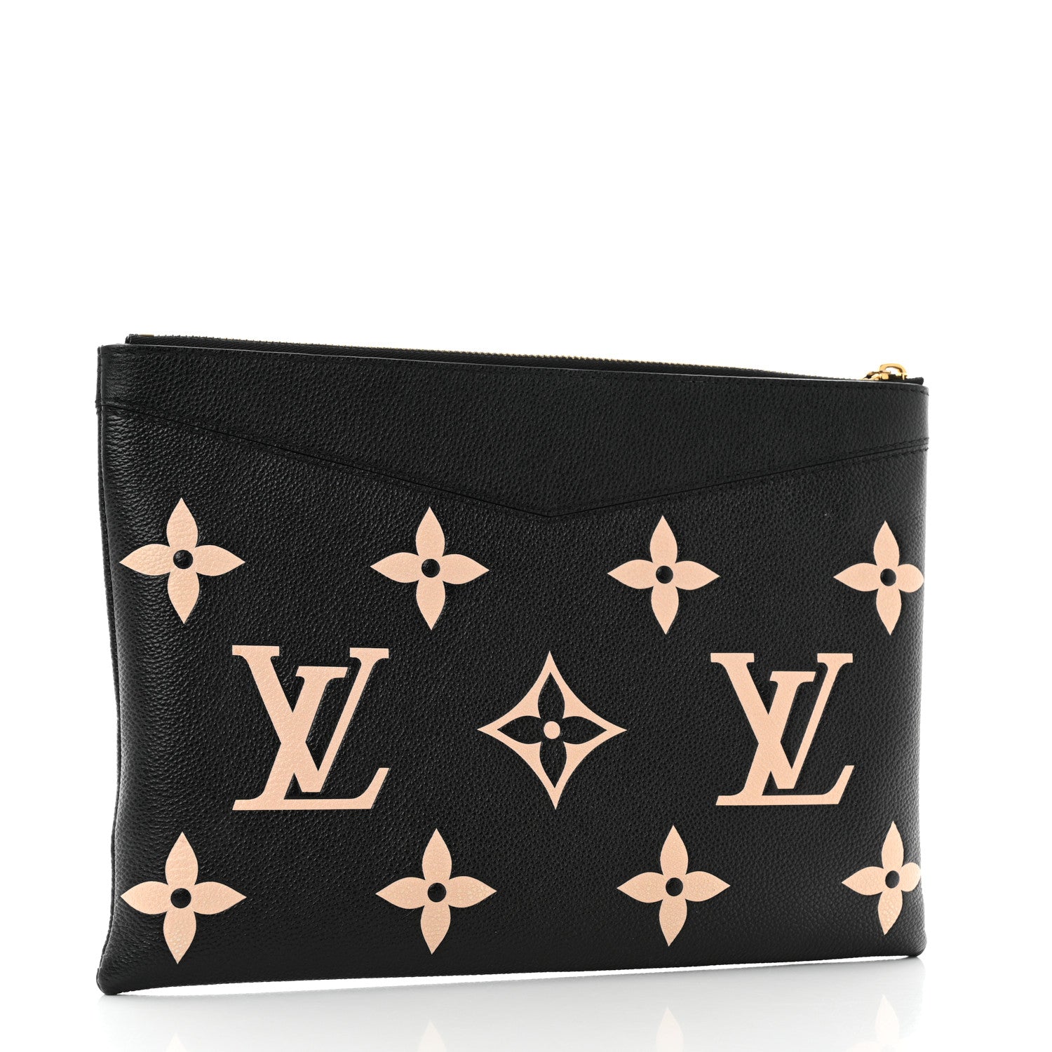 Louis Vuitton Empreinte Monogram Giant Daily Pouch Black Beige 2 of 10