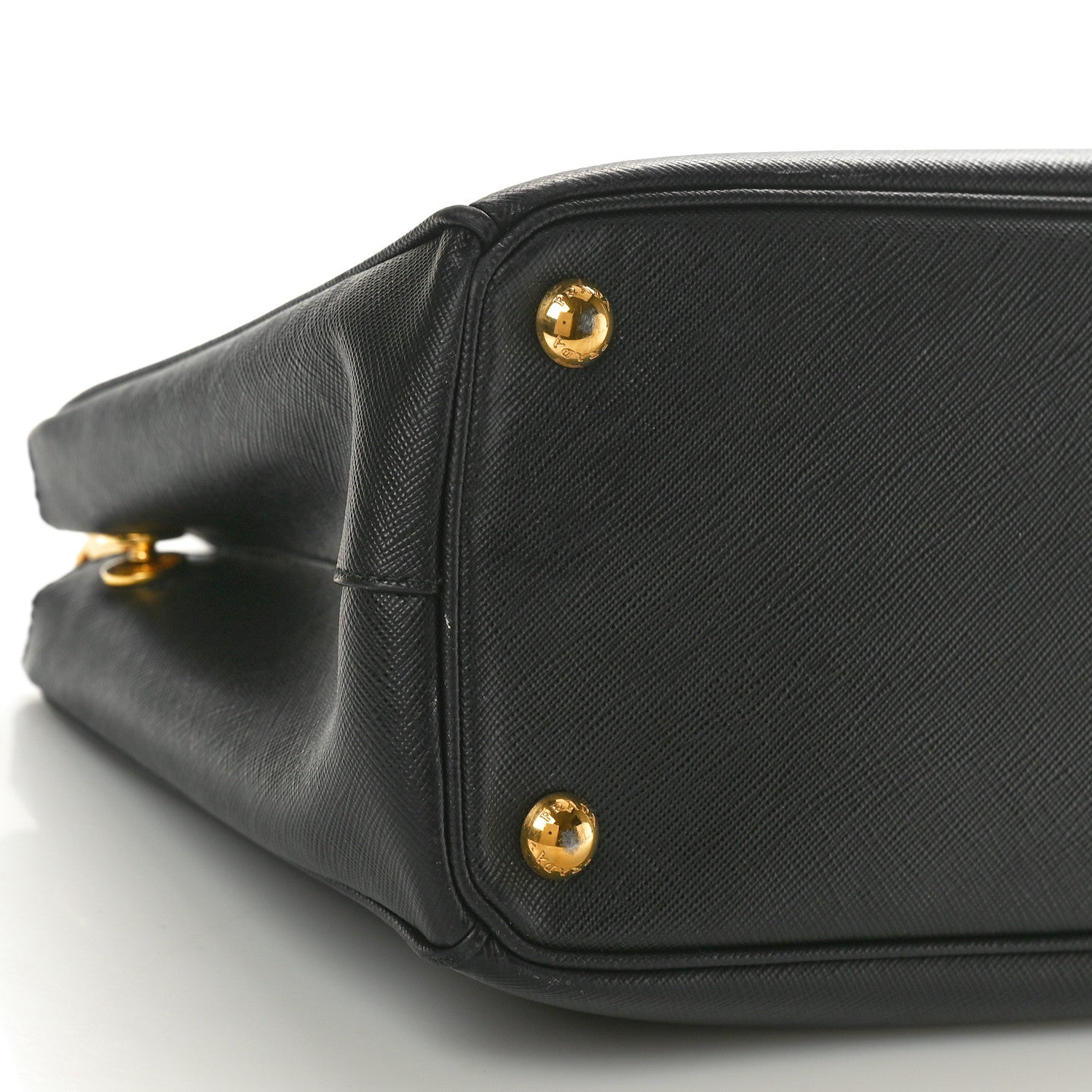 Prada Saffiano Small Galleria Double Zip Tote Black 9 of 10