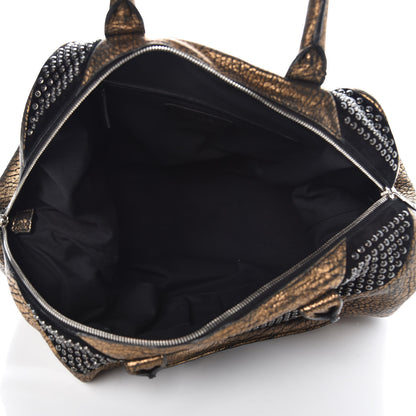Saint Laurent Chevre Large Rock Stud Easy Y Gold 5 of 10