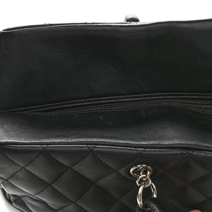Chanel Calfskin Quilted Large Cambon Bag Black 10 of 10