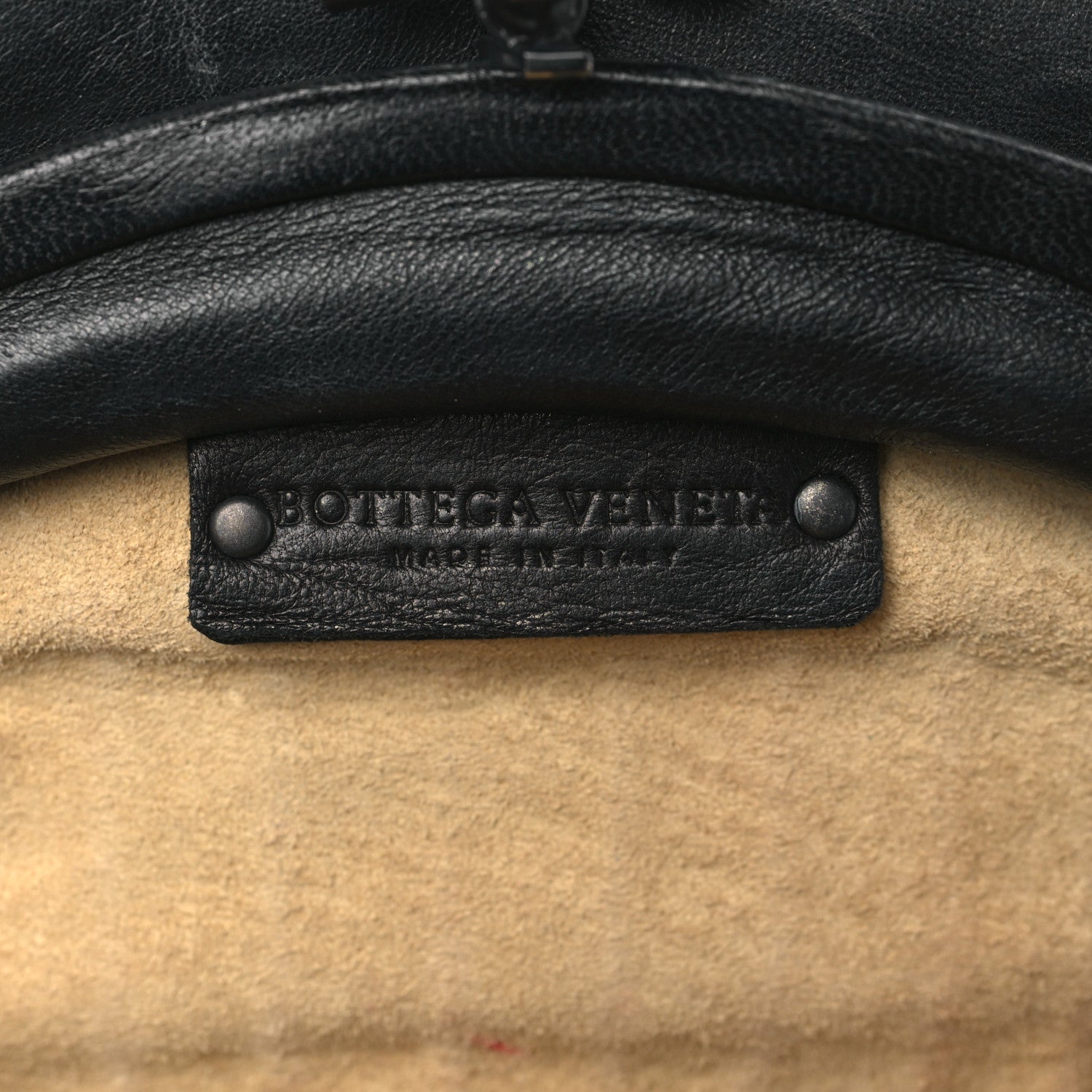 Bottega Veneta Calfskin Intrecciato Knot Clutch Black 6 of 6