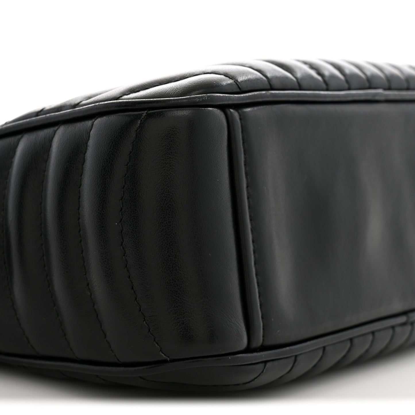 Soft Calfskin Diagramme Camera Bag Black