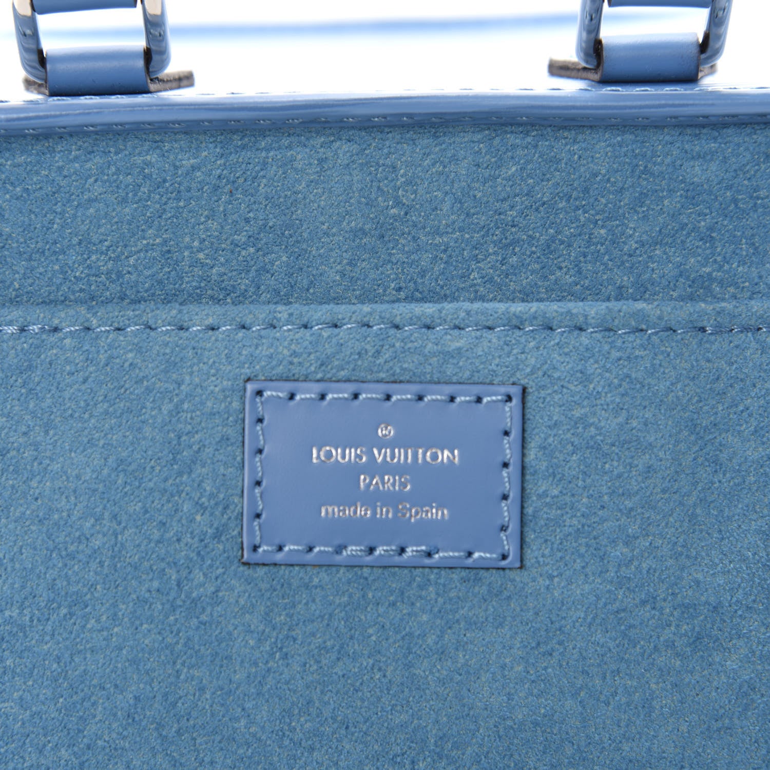 Louis Vuitton Epi Petit Sac Plat Bleuet 8 of 11