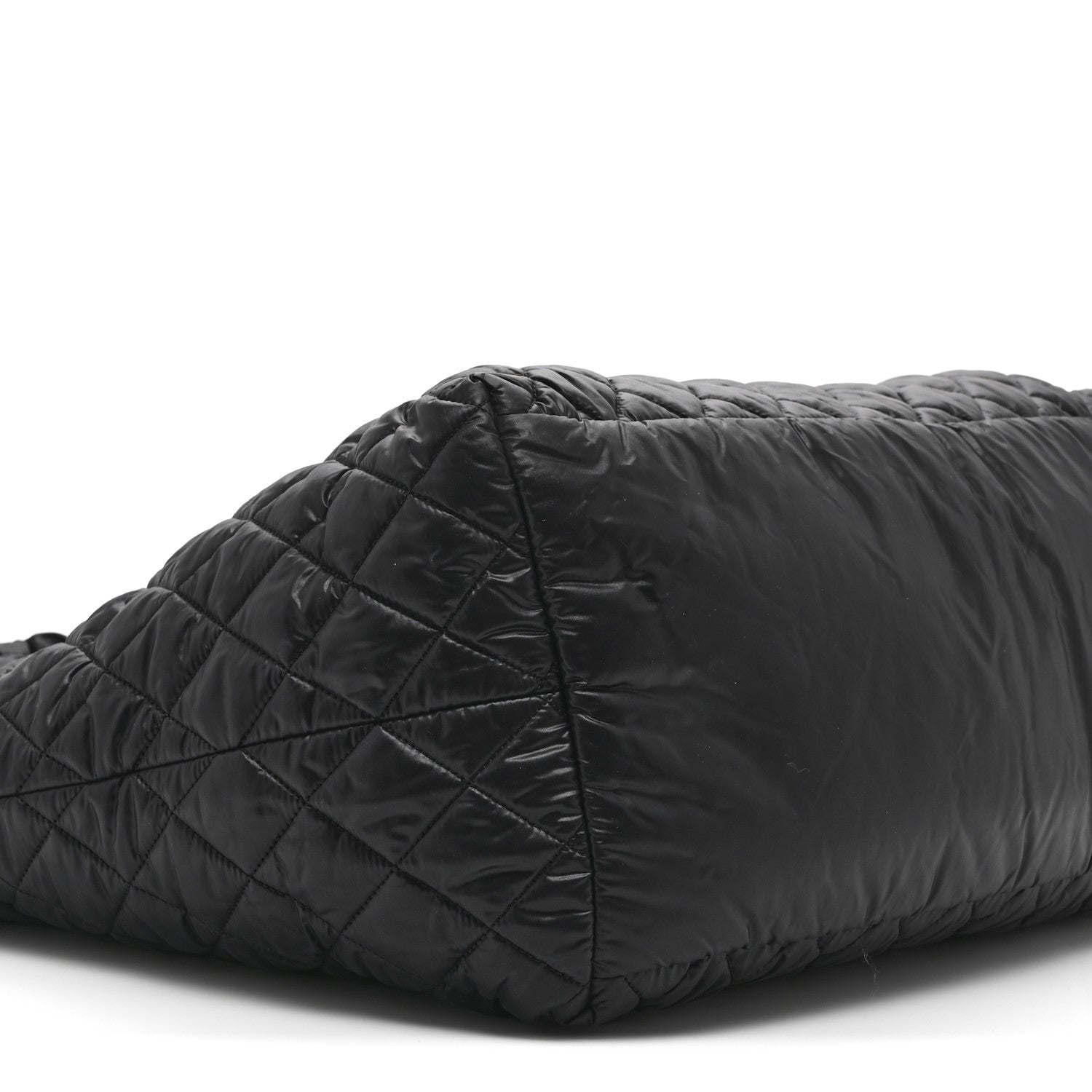 Chanel Nylon Quilted Large Coco Cocoon Tote Black 9 of 11