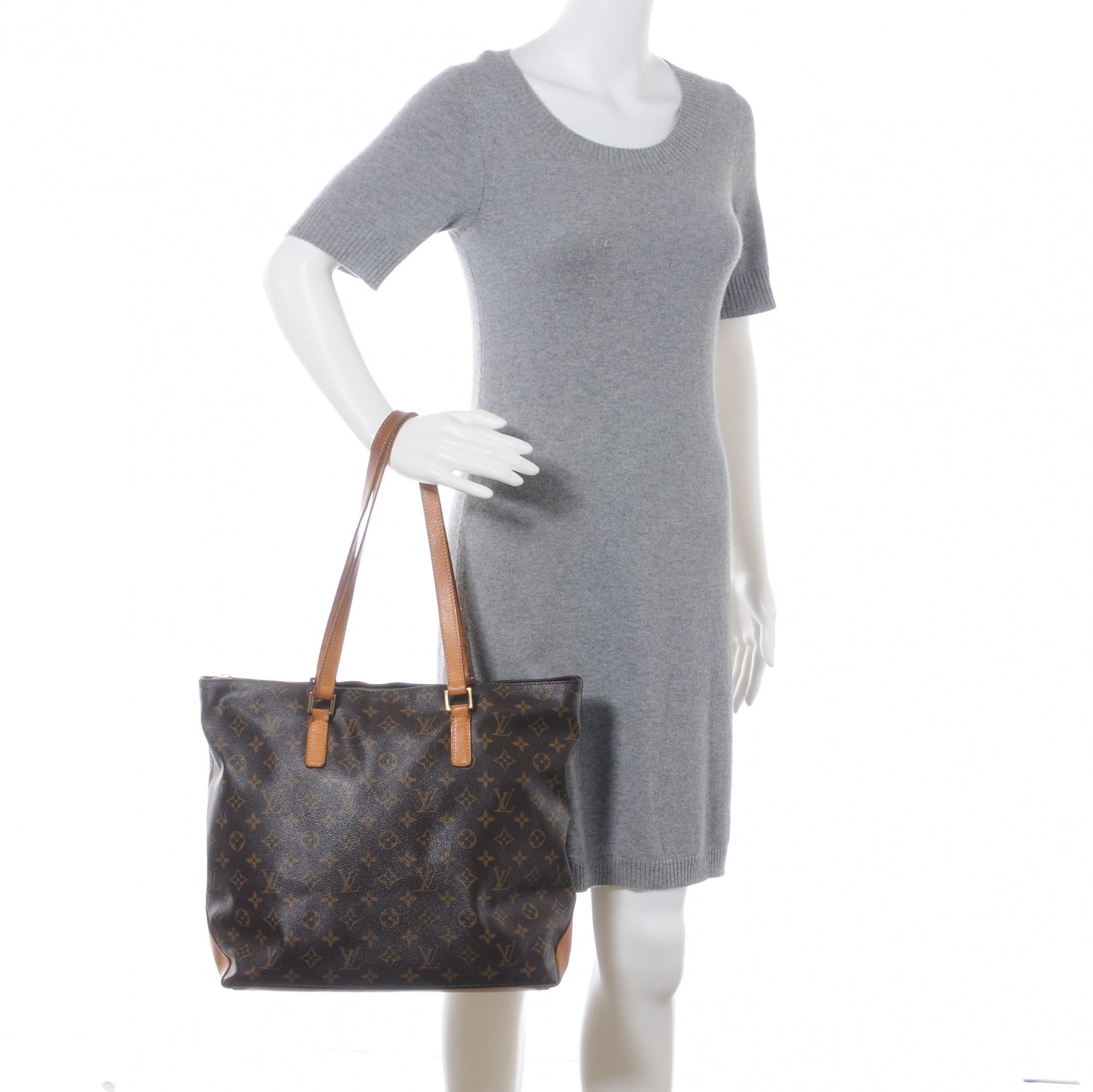 Louis Vuitton Monogram Cabas Mezzo 2 of 8