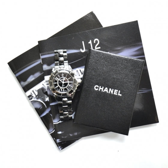 High Tech Ceramic Quartz J12 Sport Watch Black
