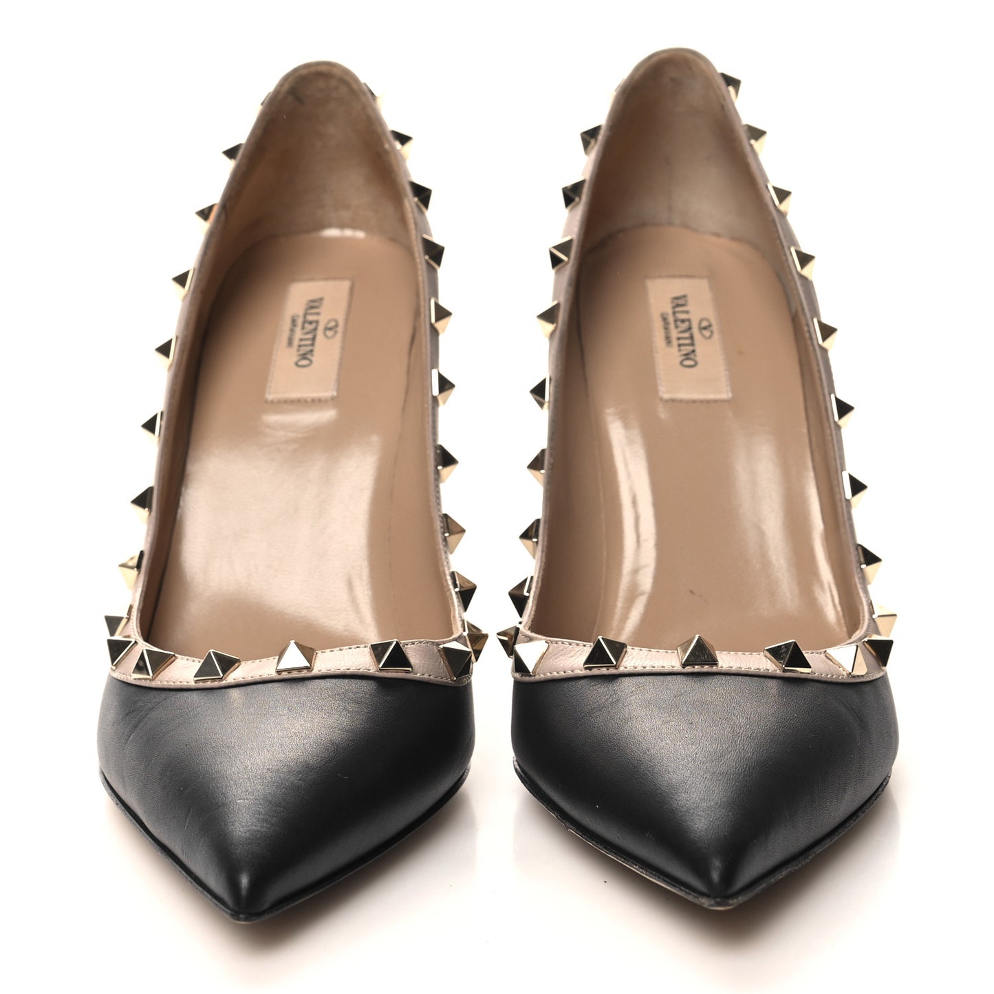 Nappa Rockstud 100mm Pumps 41 Black Poudre