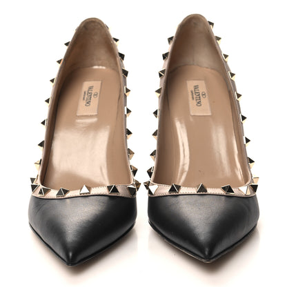 Valentino Garavani Nappa Rockstud 100mm Pumps 41 Black Poudre 2 of 8