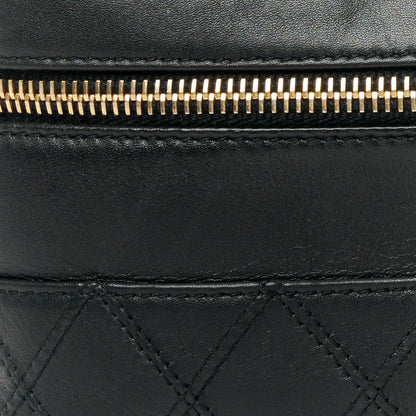 Chanel Lambskin Vanity Cosmetic Case Black 8 of 10