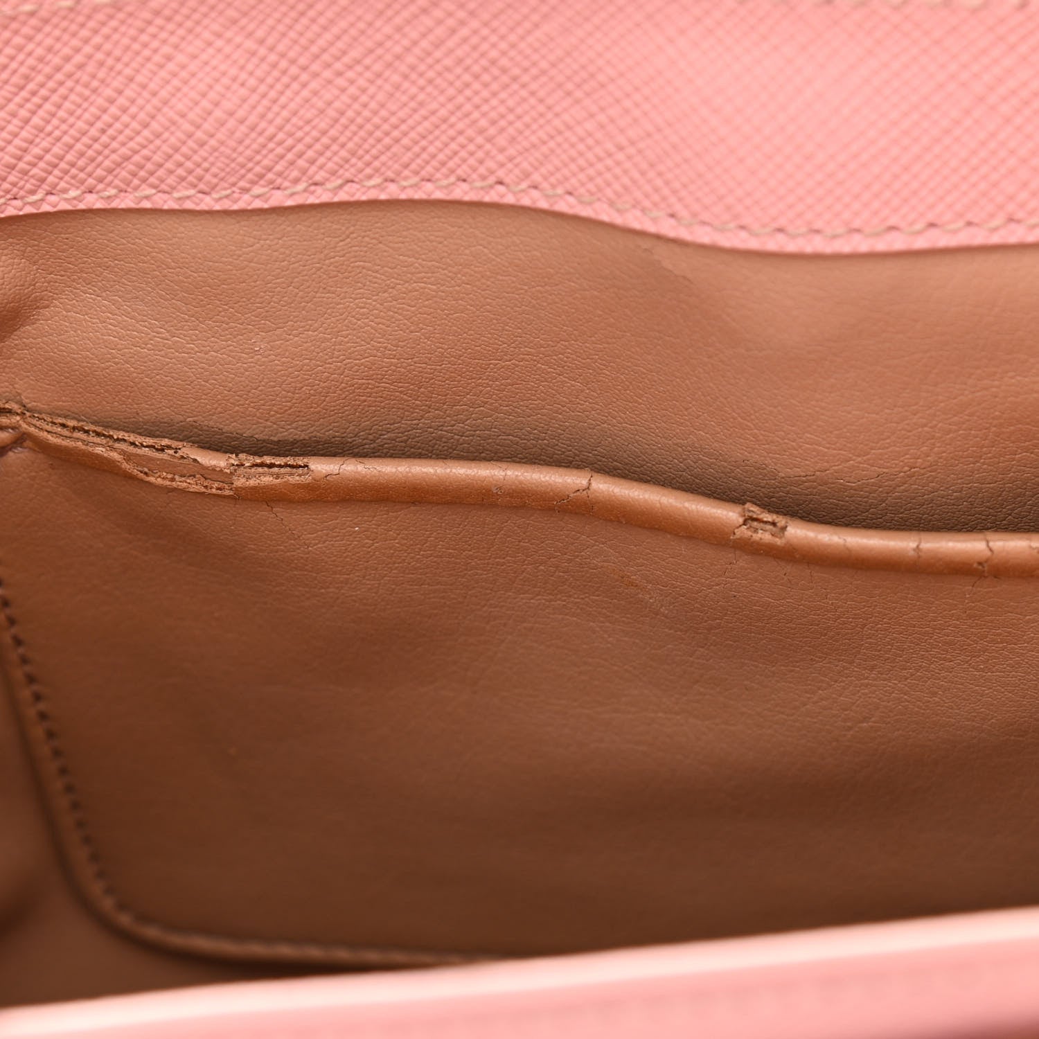 Prada Saffiano Small Tote Pink 15 of 16