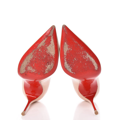 Christian Louboutin Patent Pigalle Follies 120 Pumps 39.5 Poudre 7 of 19