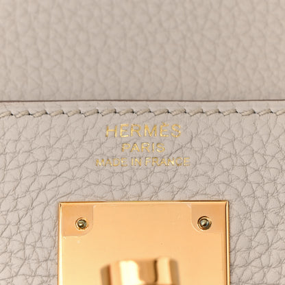 Hermes Togo Kelly Retourne 28 Beton 6 of 11