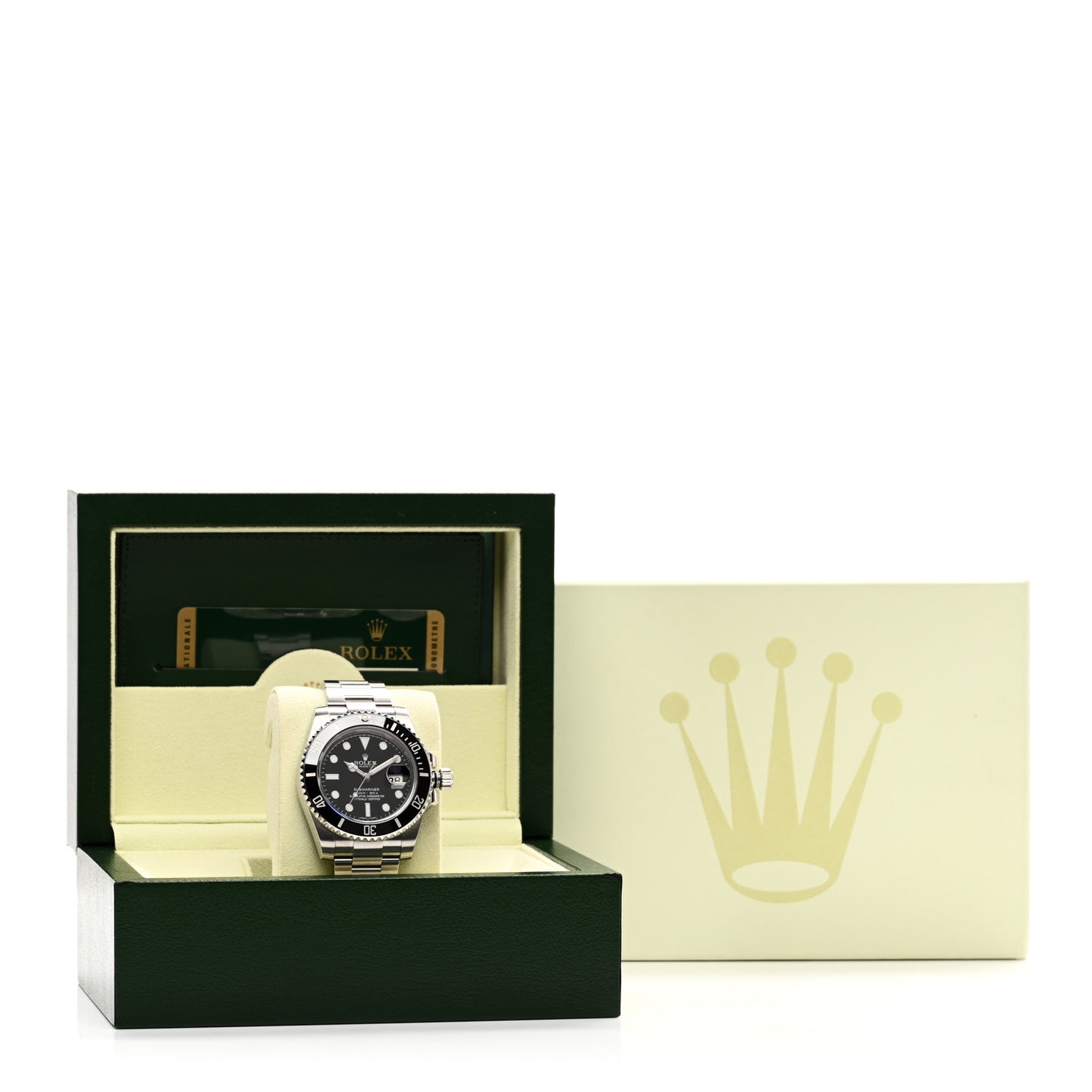 Stainless Steel 40mm Oyster Perpetual Submariner Date Watch Black 116610LN
