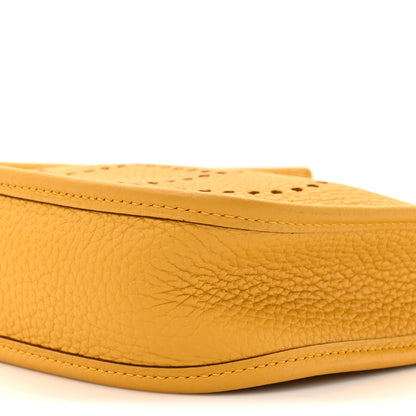 Hermes Taurillon Clemence Evelyne TPM Jaune Ambre 9 of 12
