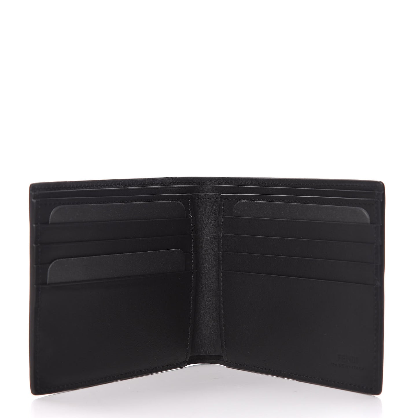 Vitello Century Vocabulary Blue Bi-Fold Wallet Blue Lavagna
