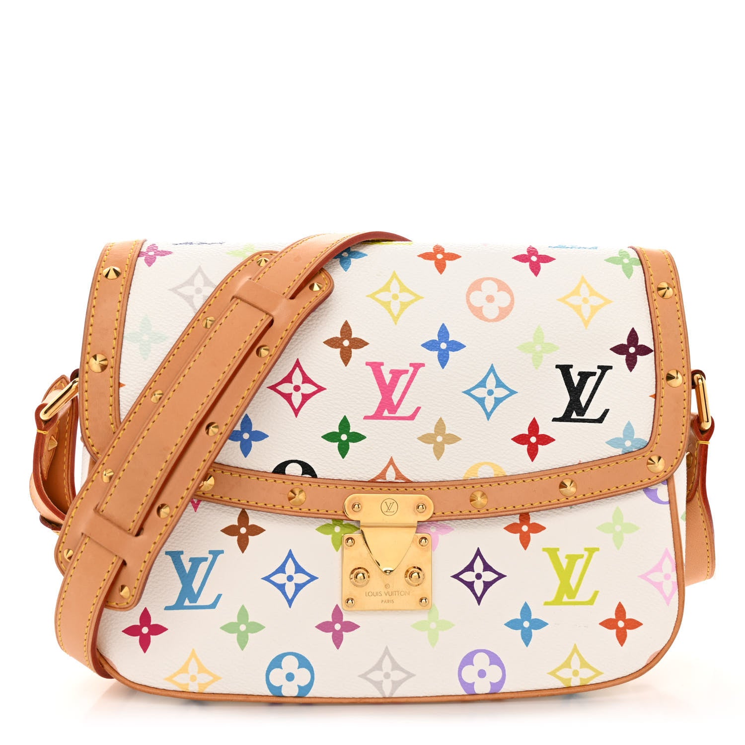Louis Vuitton Monogram Multicolor Sologne White 1 of 9