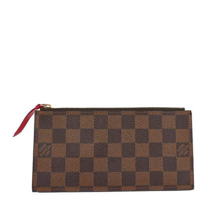 Louis Vuitton Damier Ebene Felicie Chain Wallet Zippered Insert 1 of 7