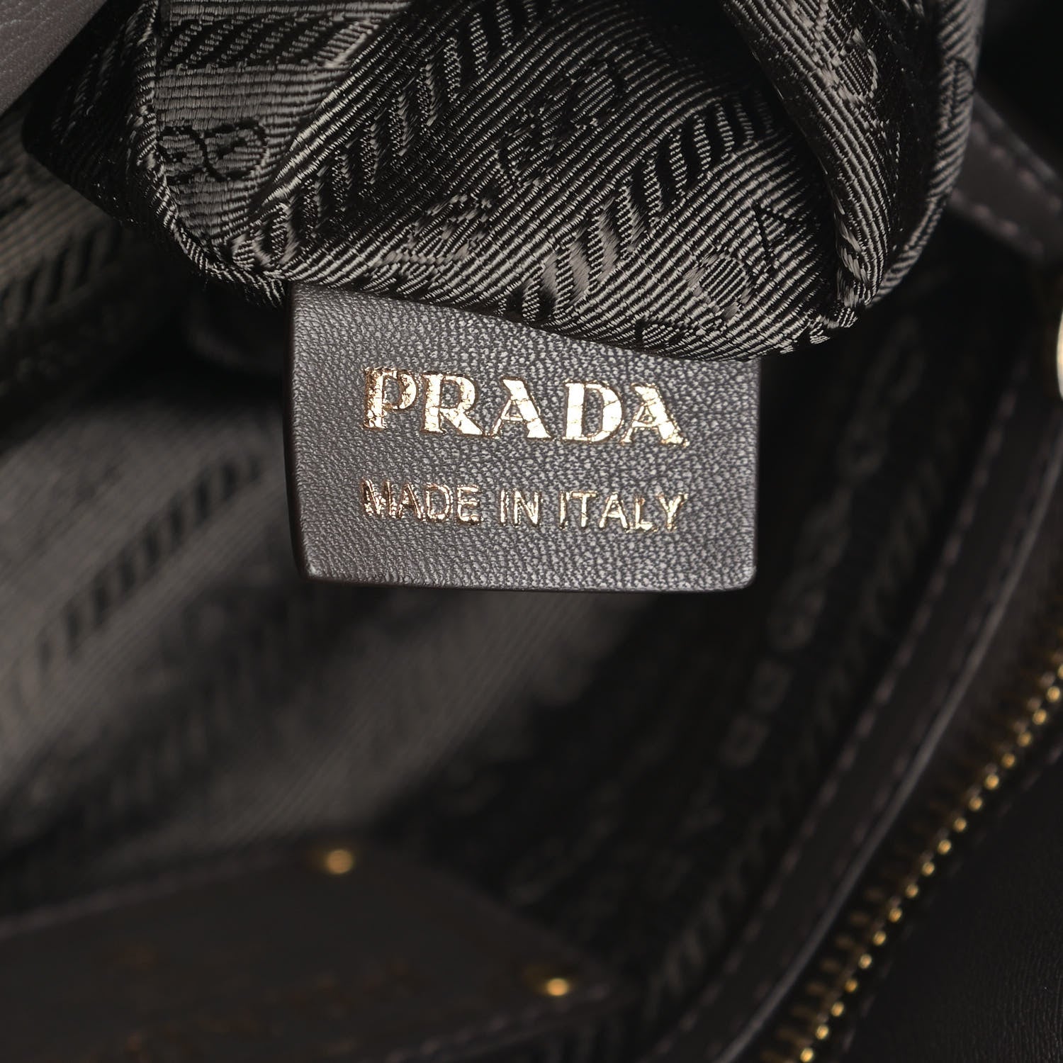 Prada Soft Calf Shoulder Bag Cenere 6 of 11