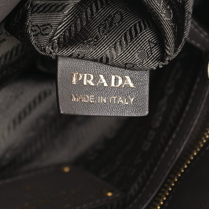 Prada Soft Calf Shoulder Bag Cenere 6 of 11