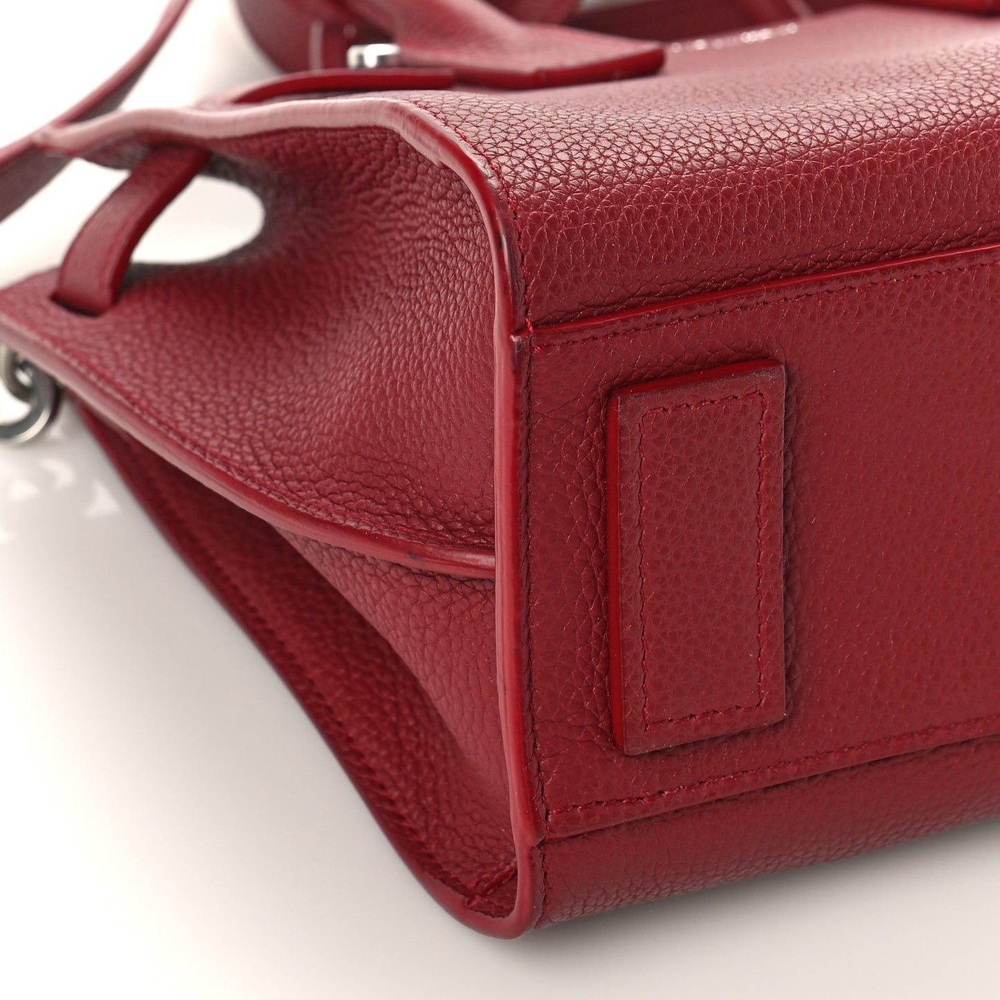 Grained Calfskin Nano Sac De Jour Souple Palissandre