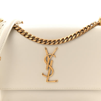 Saint Laurent Calfskin Medium Monogram Sunset Crema Soft 15 of 21