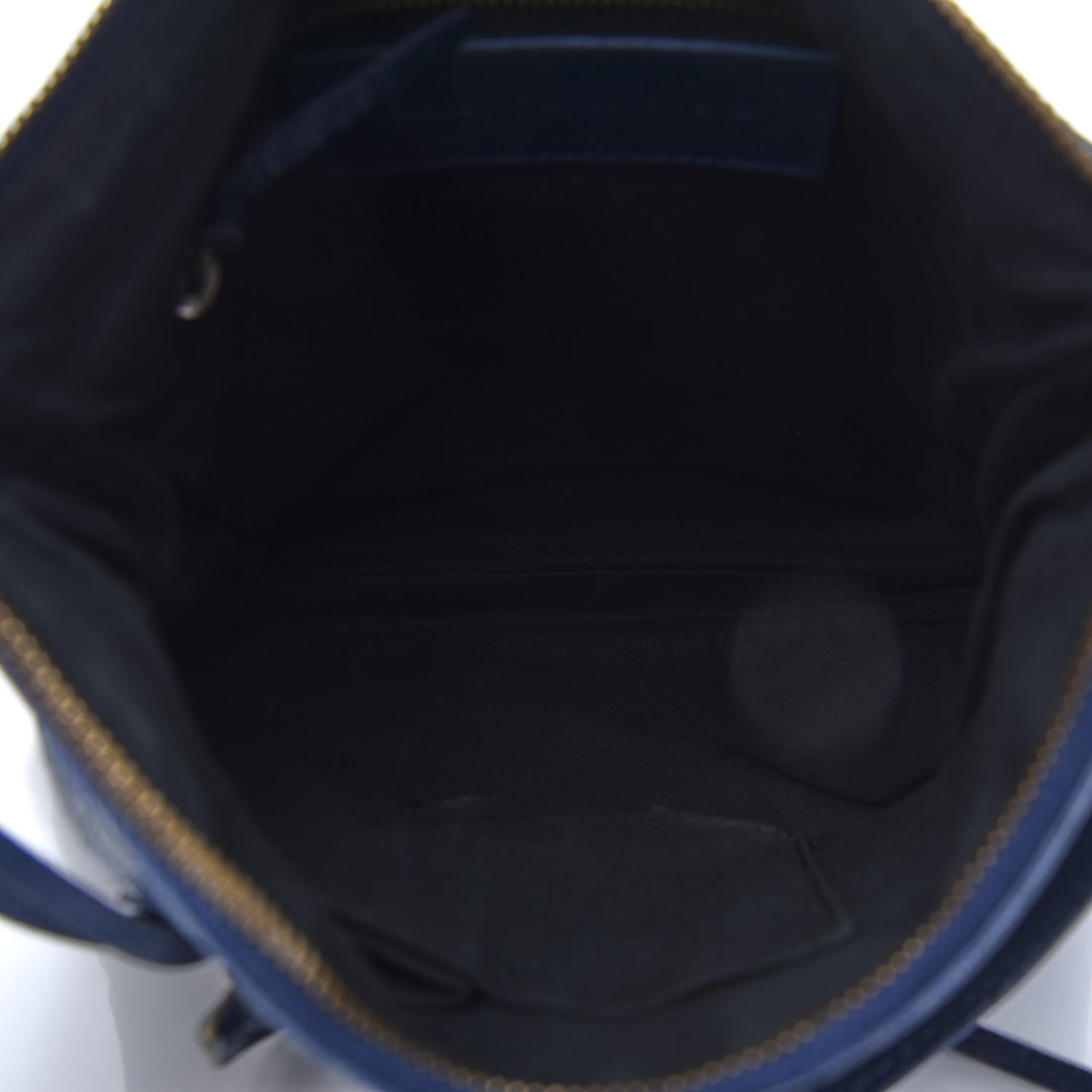 Agneau Classic Hardware Flat Crossbody Bleu Mineral