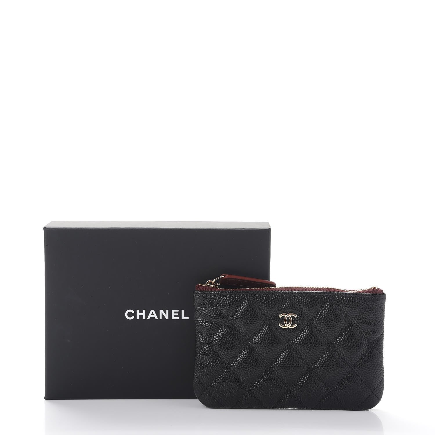 Chanel Caviar Quilted Small Cosmetic Case Black 8 of 8