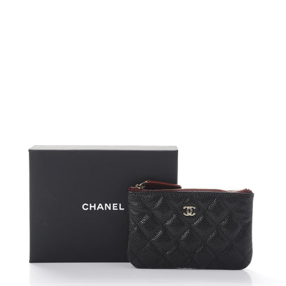 Chanel Caviar Quilted Small Cosmetic Case Black 8 of 8