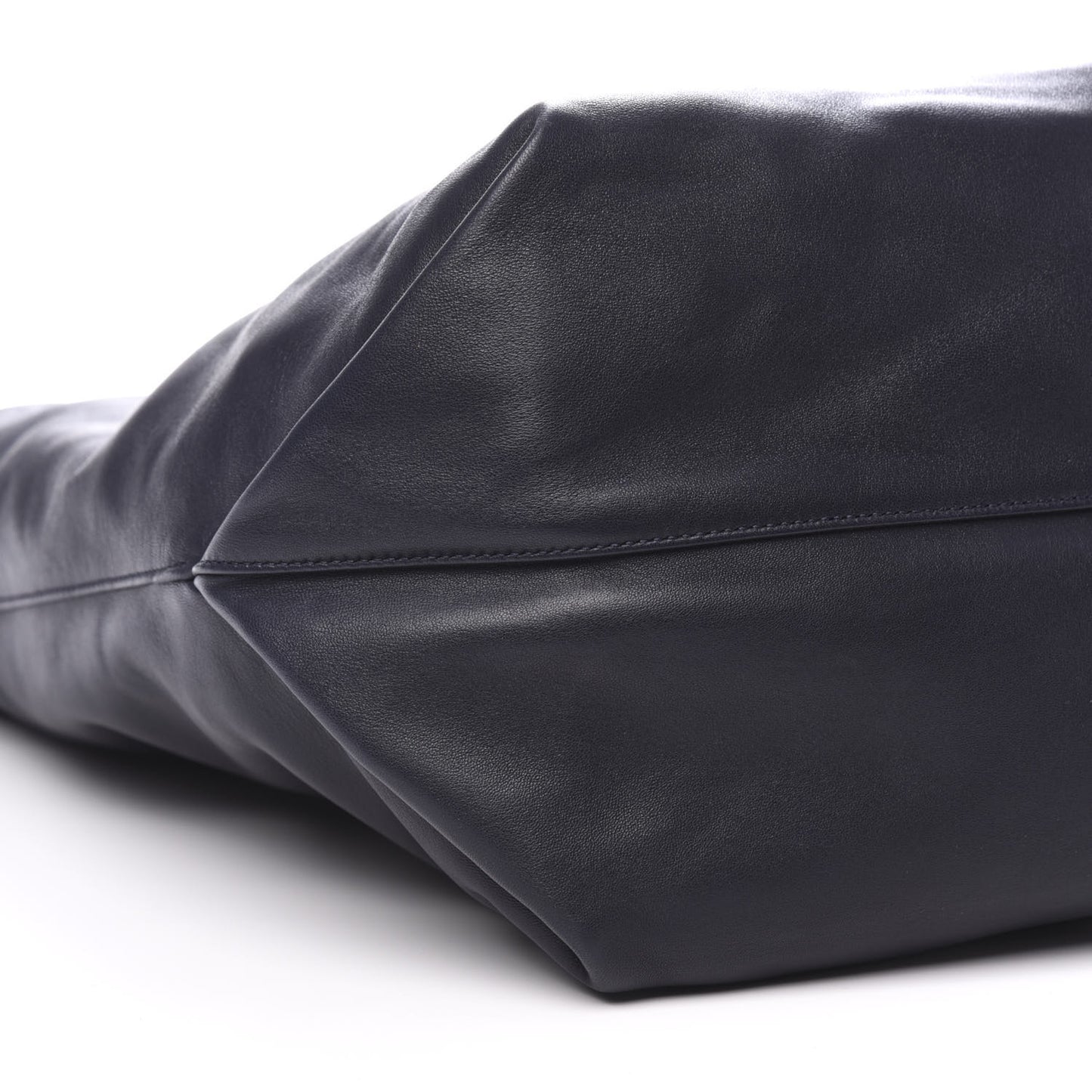 Lambskin Teddy Drawstring Bag Dark Notte