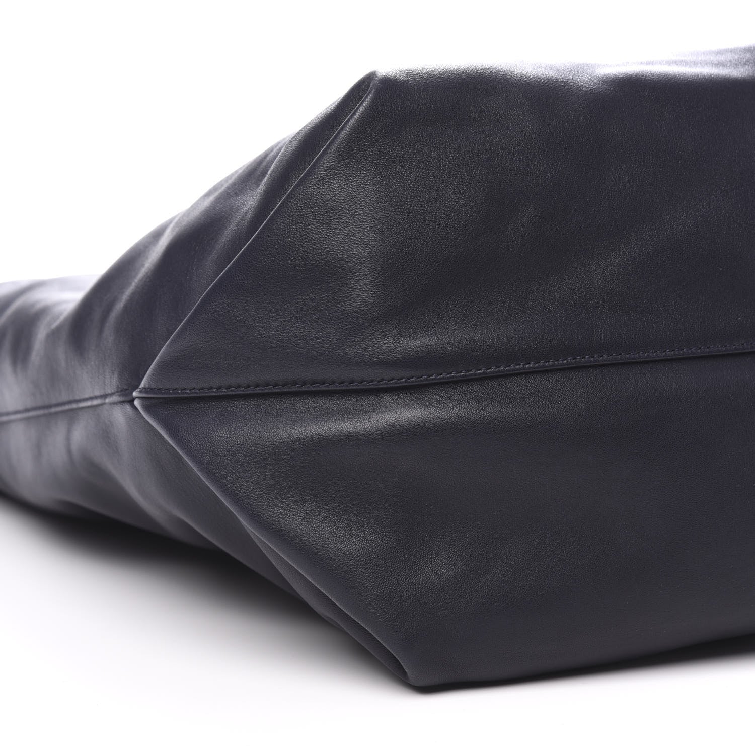 Saint Laurent Lambskin Teddy Drawstring Bag Dark Notte 9 of 11