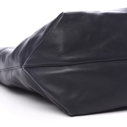 Saint Laurent Lambskin Teddy Drawstring Bag Dark Notte 9 of 11