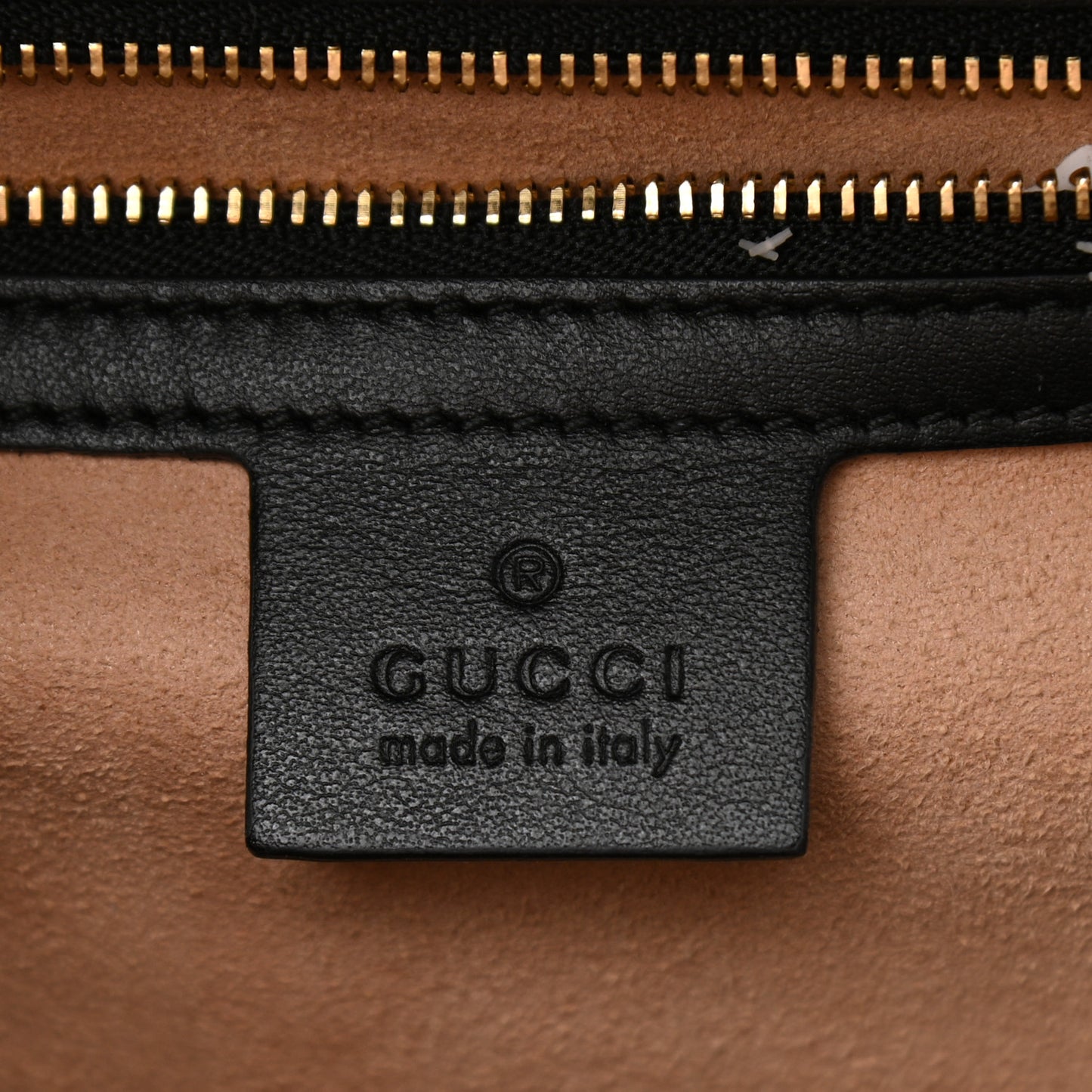 Calfskin GG Supreme Monogram Medium Padlock Shoulder Bag Black Gold