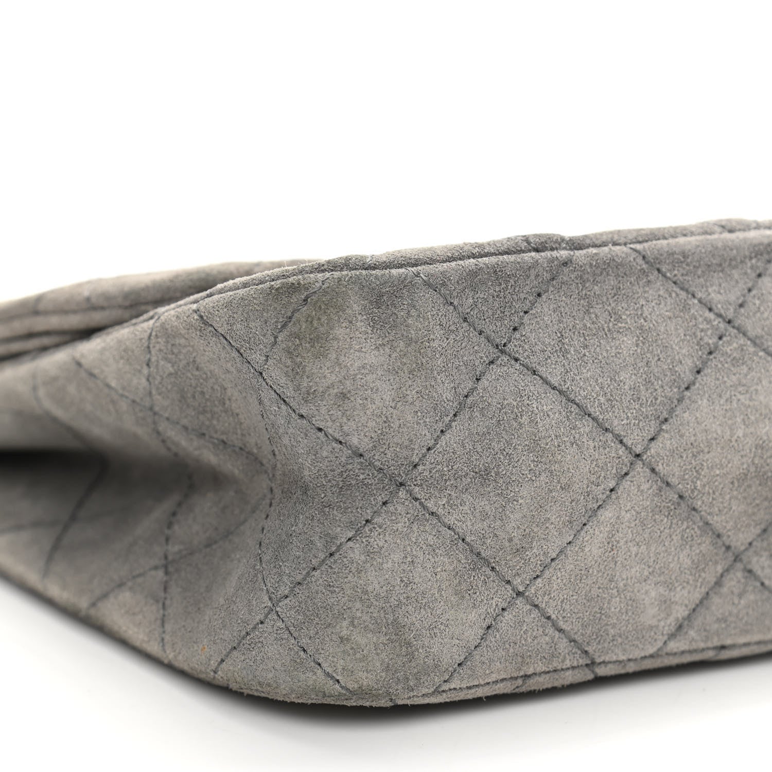 Chanel Suede Calfskin 2.55 Reissue 227 Flap Grey 9 of 13