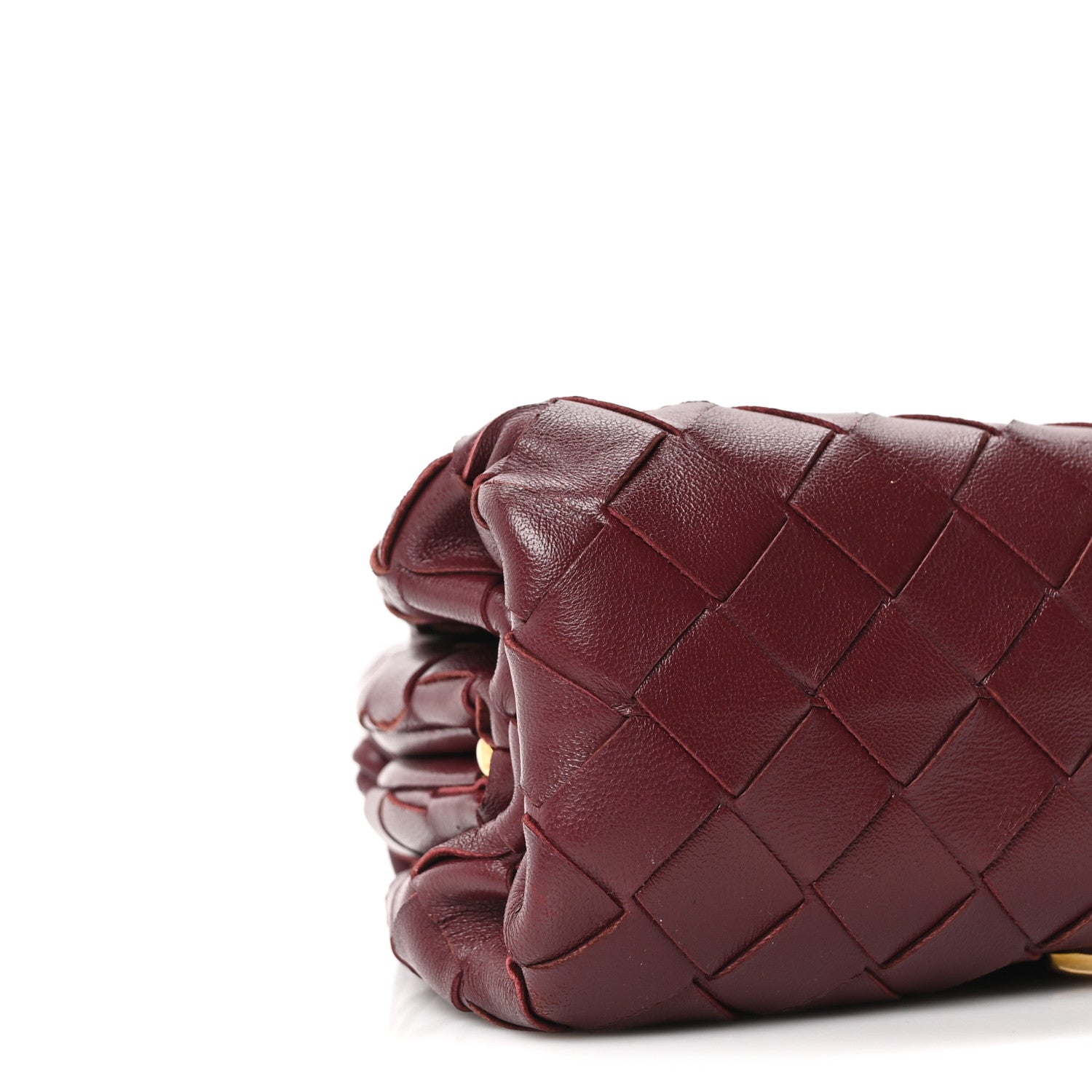 Bottega Veneta Nappa Intrecciato Studded The Mini Pouch Barolo 9 of 11
